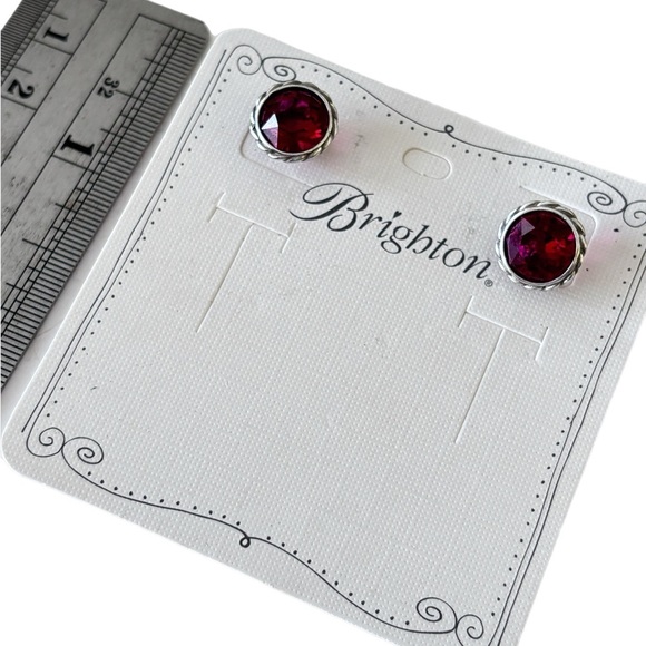 Brighton Iris Stud Earrings Ruby Color NWT.
STYLE JA173E - Picture 7 of 7